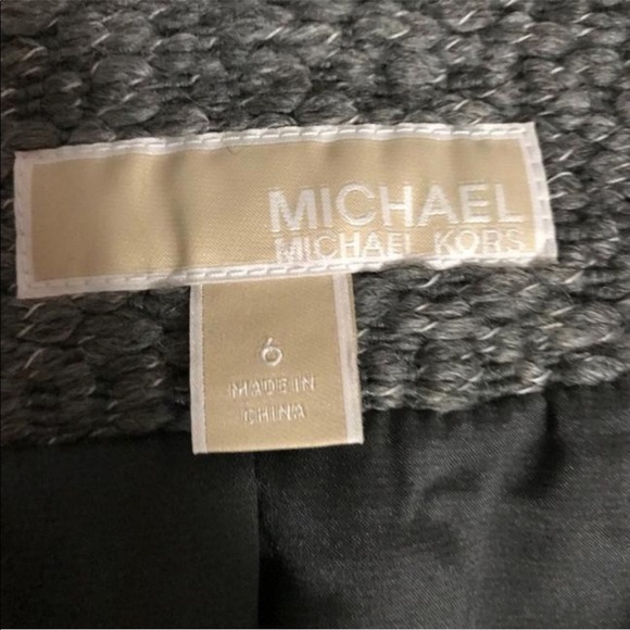 {michael kors} tailored gray zip jacket - Picture 5 of 5